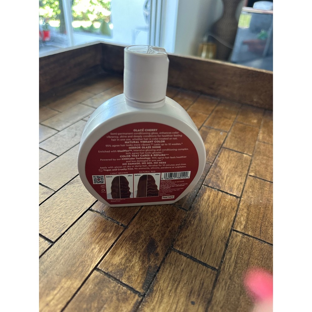 Glaze Super Color Conditioning Gloss Glacé Cherry Semi-Perm Hair Color 190ml NIP - Picture 2 of 4